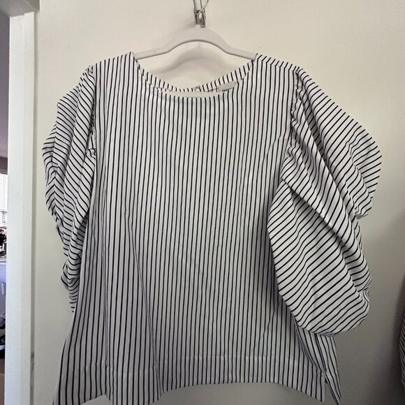 Maeve Puff-Sleeve boatneck top - Picture 3 of 4